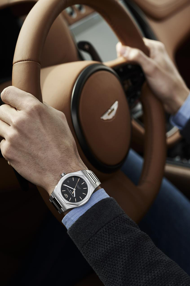 إعلان دار Girard-Perregaux كشريك الساعة الرسمية لشركة Aston Martin