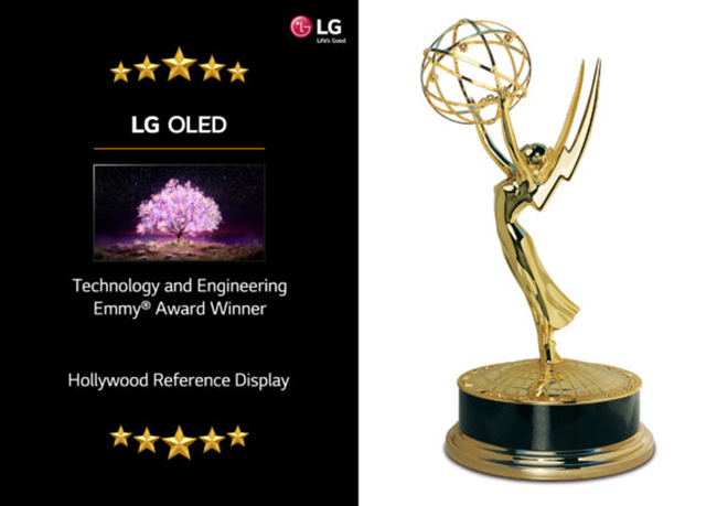 تلفزيون OLED من إل جي  يحوز على جائزة EMMY® للتكنولوجيا والهندسة في نسختها الثانية والسبعين