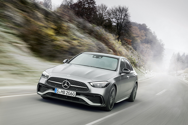 The new Mercedes-Benz C-Class: Sedan . . This is how inspiring the comfort zone can be