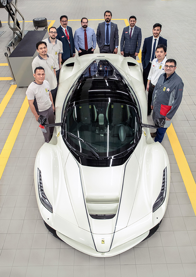 “Best Service Experience” award from Ferrari for Fast Auto Technic Saudi Arabia