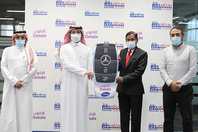 Lucky Danube Supermarket customer wins new car in Jeddah competition