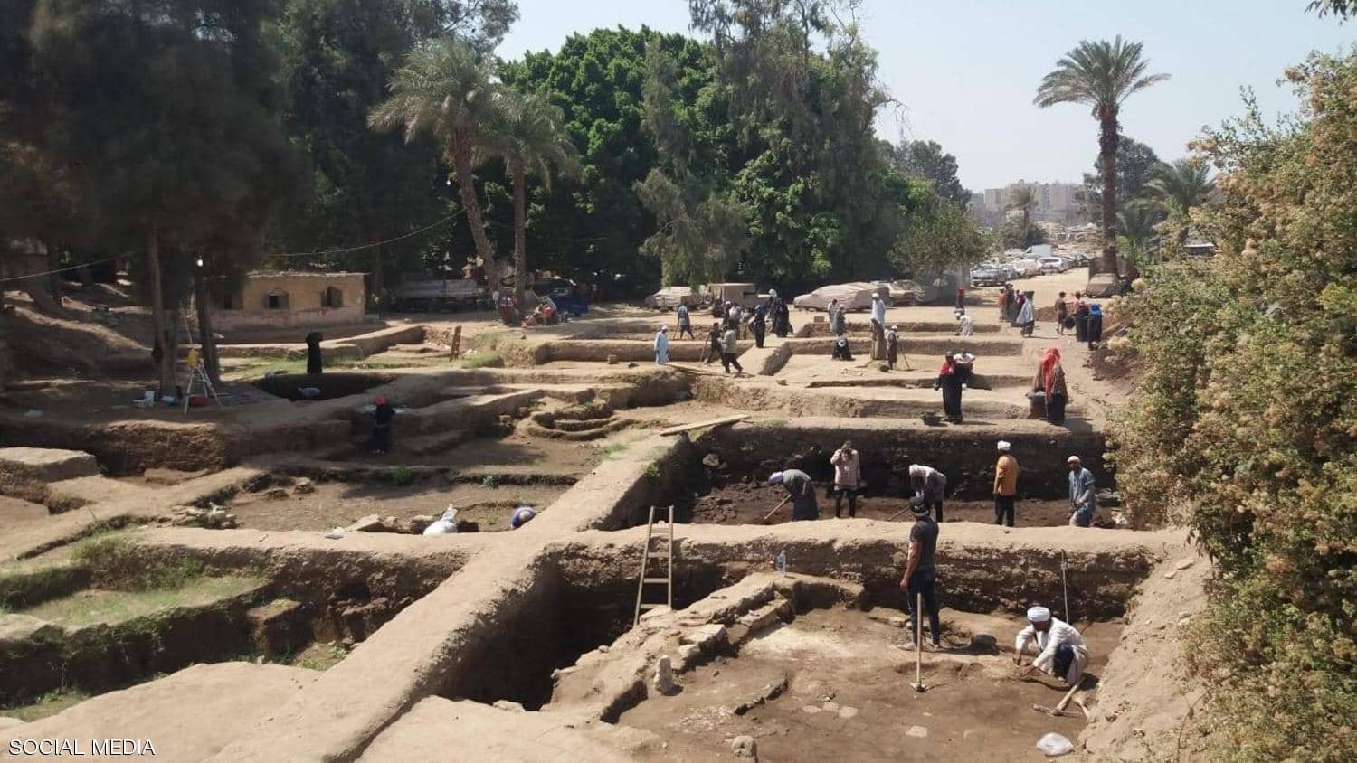 اكتشاف بنايات أثرية من القرن الخامس الميلادي غرب القاهرة