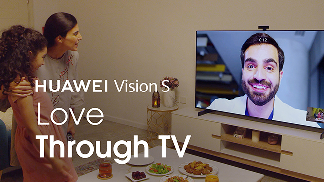 Get together for Iftar with your family even from afar thanks to the next generation TV from Huawei: HUAWEI Vision S