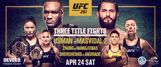 UFC 261®: USMAN vs MASVIDAL 2 QUOTES & RESULTS
