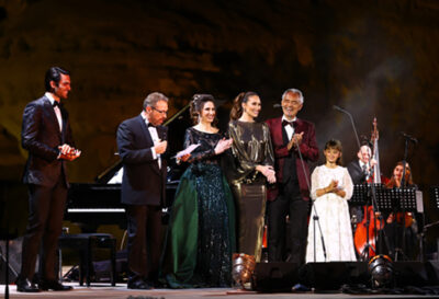 Three Bocellis perform at Hegra in a celebration of life
