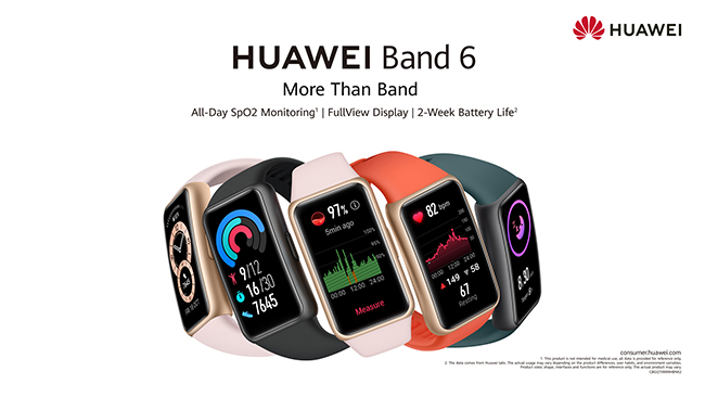 Stay on top of all your health and fitness indicators with the right smart band This is why the HUAWEI Band 6 is More Than Band and the Perfect Choice