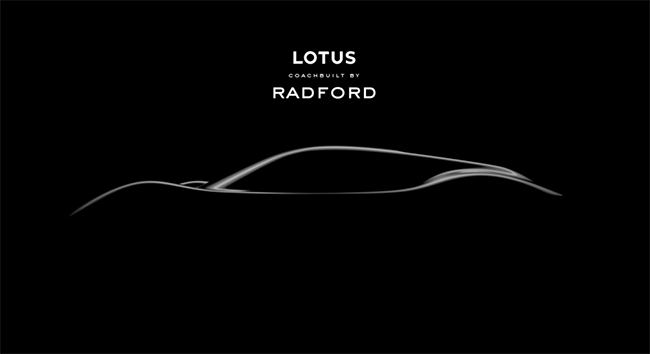 Radford announces first bespoke car, built in collaboration with Lotus