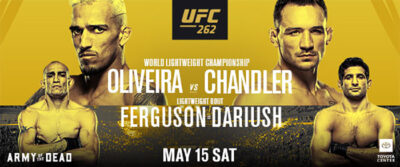 UFC® 262: OLIVEIRA vs. CHANDLER QUOTES AND RESULTS UFC® 262: OLIVEIRA vs. CHANDLER QUOTES AND RESULTS
