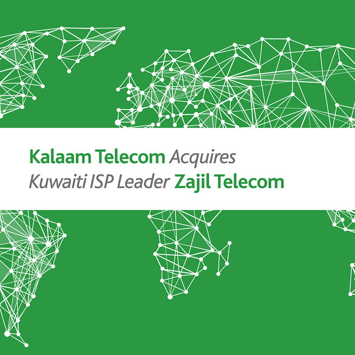 Bahrain’s Kalaam Telecom acquires Kuwaiti ISP leader Zajil Telecom to become one of the top ISP providers in the GCC