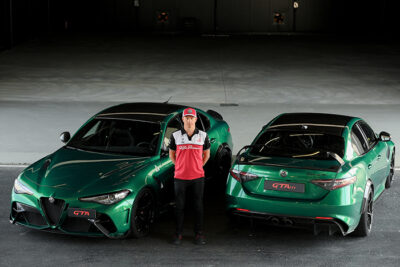 Kimi Räikkönen certifies the “Giulia GTA”