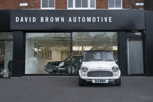 David Brown Automotive has expanded into new showroom space in exclusive London location David Brown Automotive has expanded into new showroom space in exclusive London location