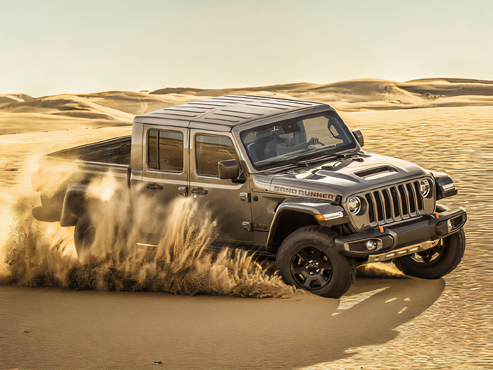 Jeep® Gladiator Sand Runner — the Ultimate High-performance Off-road Midsize Pickup Built to Conquer the Desert