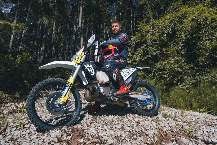 Hirscher switches skis for Hard Enduro bike at Red Bull Romaniacs