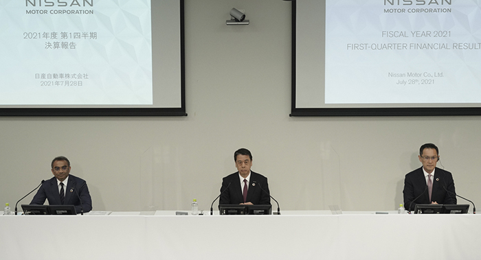 Nissan reports strong April-June results for fiscal year 2021