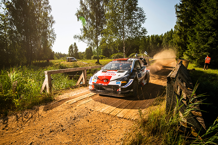 Rovanperä strides towards record-breaking WRC win at Rally Estonia