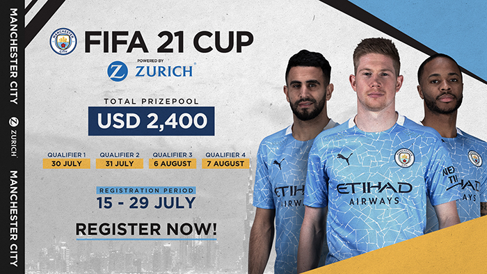 ZURICH INTERNATIONAL LIFE LIMITED AND MANCHESTER CITY LAUNCH ZURICH FIFA 21 CUP