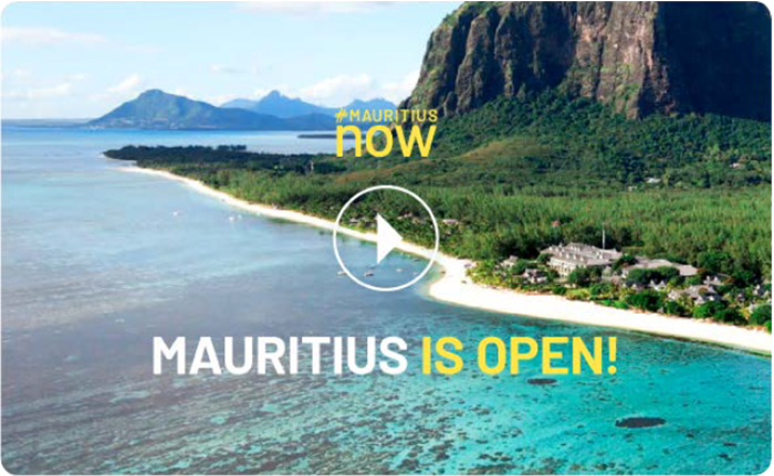 MAURITIUS WELCOMES INTERNATIONAL TRAVELLERS FOLLOWING ACCELERATION OF VACCINATION PROGRAMME