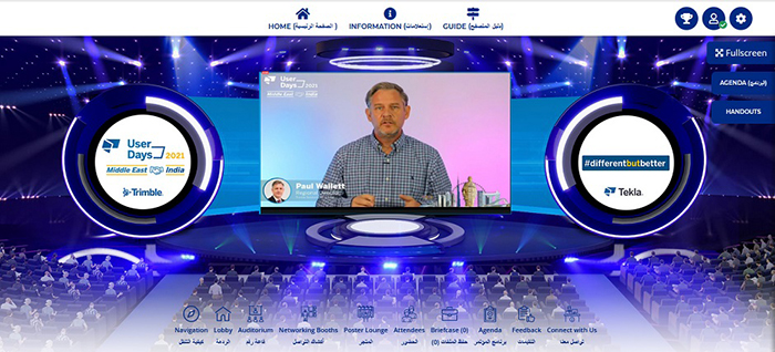 «المؤتمر السنوي لمستخدمي برنامج تيكلا 2021» لشركة «تريمبل» يجمع خبراء تكنولوجيا الإنشاءات «المؤتمر السنوي لمستخدمي برنامج تيكلا 2021» لشركة «تريمبل» يجمع خبراء تكنولوجيا الإنشاءات