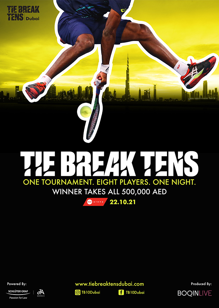 سلسلة التنس الدولية المشوّقة «تاي بريك تنز» تصل إلى دبي في أكتوبر القادم