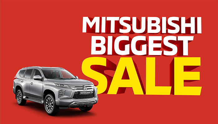 Mitsubishi Biggest Sale  offers Al Habtoor Motors customers the ultimate winning experience and the freedom to choose their deal