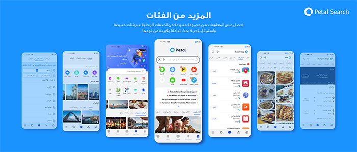 بحث Petal في قائمة محركات البحث الأكثر استخداماً في أربع دول عربية