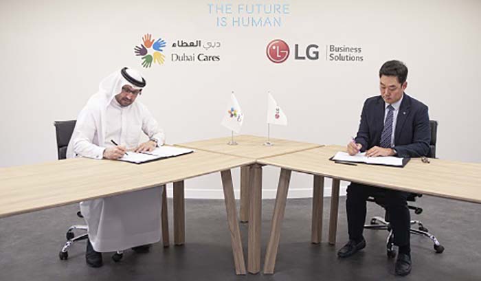 Dubai Cares and LG Electronics sign partnership to offer an immersive pavilion experience for Expo 2020 Dubai visitors