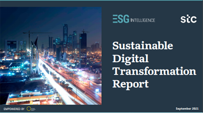 NEW SUSTAINABLE DIGITAL TRANSFORMATION REPORT SHINES A SPOTLIGHT