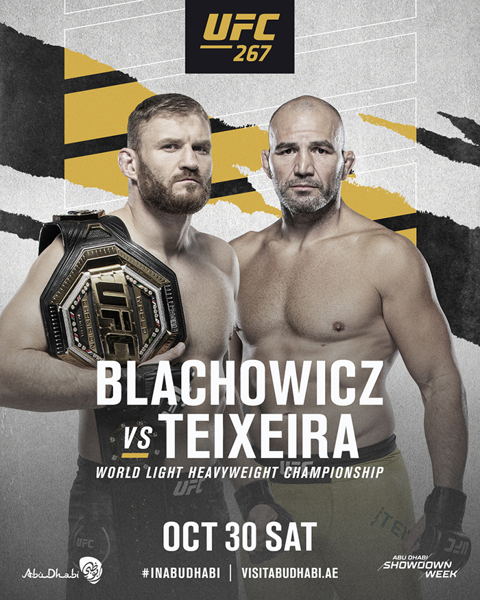 TWO THRILLING WORLD CHAMPIONSHIP BOUTS TOP UFC® 267 IN ABU DHABI