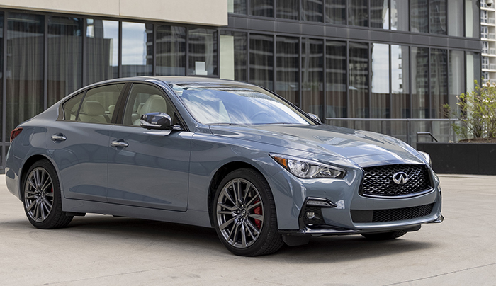 2022 INFINITI Q50 powers up with new Sport Black edition and standard wireless Apple CarPlay®