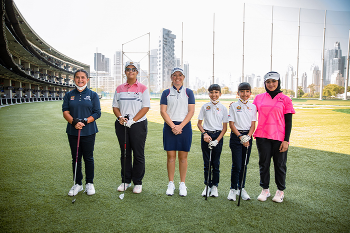 بطولة دبي مونلايت كلاسيك تقدم للفتيات ورشة عمل تحت إشراف أبرز نجمات الجولف