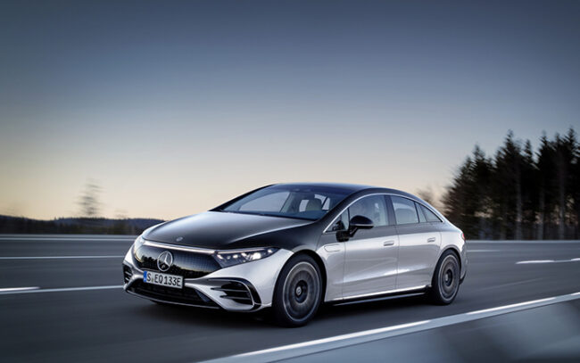 The EQS, the first electric vehicle in the luxury class, Makes Middle East Debut at GITEX 2021