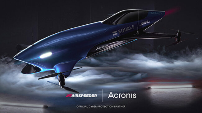Etisalat hosts Acronis partner world’s first electric flying racing car Airspeeder at GITEX Global Etisalat hosts Acronis partner world’s first electric flying racing car Airspeeder at GITEX Global