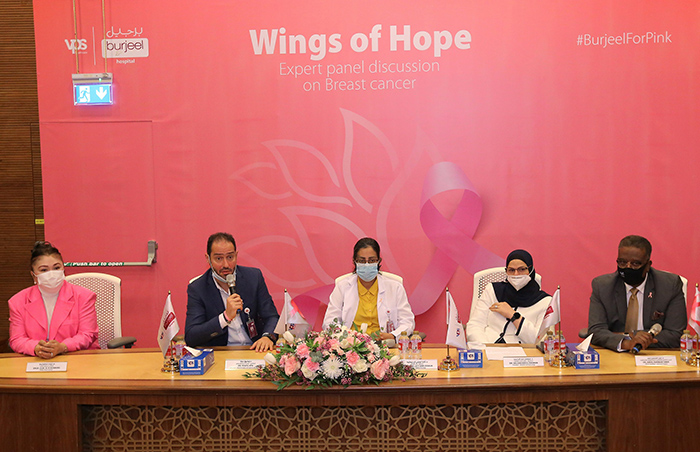 Wings of Hope with Burjeel for Pink campaign Burjeel: Hospital lined up experts for Breast cancer awareness initiative