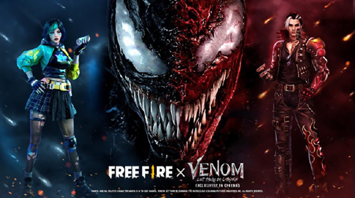 Experience utter chaos with the Free Fire x Venom: Let There Be Carnage exclusive in-game event