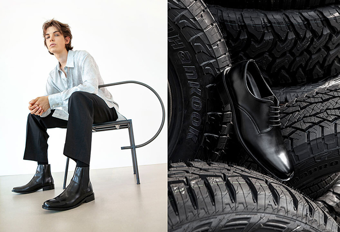 Hankook Tire launches footwear made of recycled tires