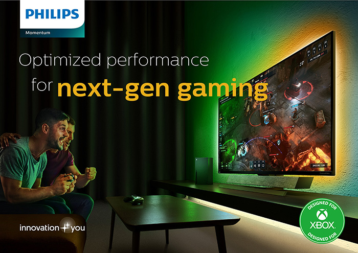 Philips Introduces Momentum 559M1RYV 4K HDR display with Ambiglow for Xbox