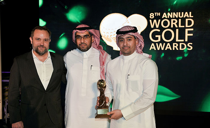 GOLF SAUDI RECOGNISED FOR AMBITIOUS GLOBAL CLIMATE CHANGE GOALS BY WORLD GOLF AWARDS
