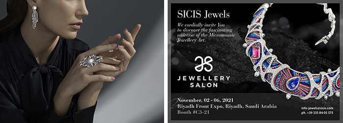 Sicis Jewels at Jewellery Salon Riyadh 2021