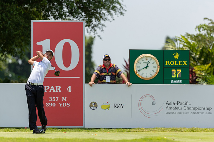 الإماراتي أحمد سكيك يفتتح فعاليات الدورة الثانية عشرة من بطولة آسيا والمحيط الهادئ للجولف