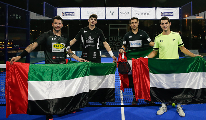 Fan-NAS-tic! Home favourites and top seeds advance in thrilling Dubai Padel Cup opener