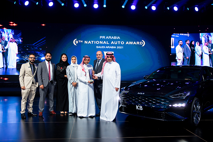 KIA K8 WINS THE BEST FAMILY SEDAN IN SAUDI ARABIA