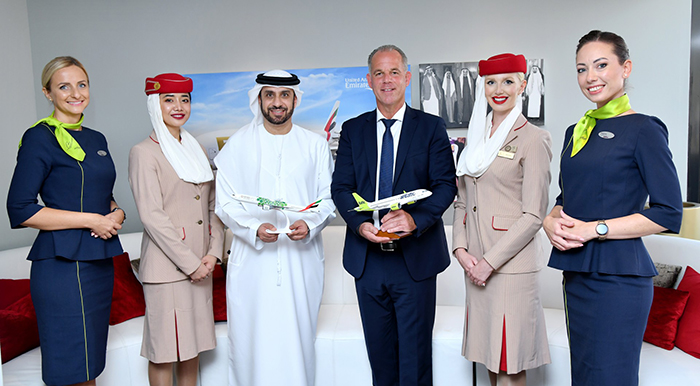 اتفاقية شراكة بالرمز بين طيران الإمارات وطيران البلطيق