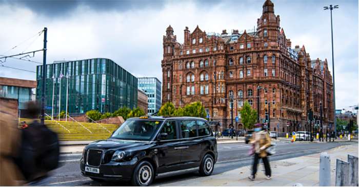 LEVC’S ELECTRIC TX TAXI AND VN5 VAN ARE THE OBVIOUS CHOICE FOR DRIVERS IN MANCHESTER