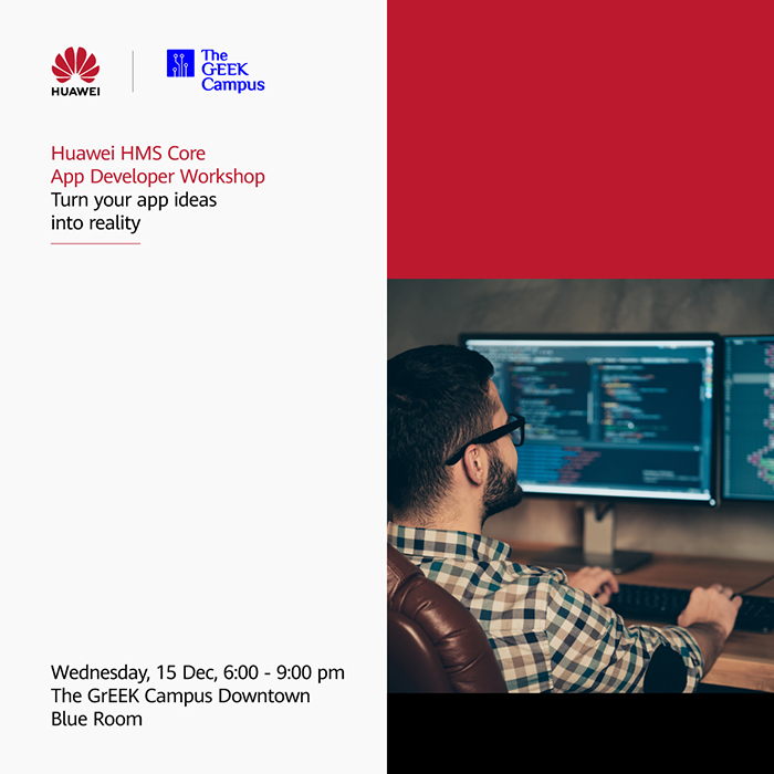 Huawei to host developer workshop series in collaboration with GrEEK Campus in Egypt
