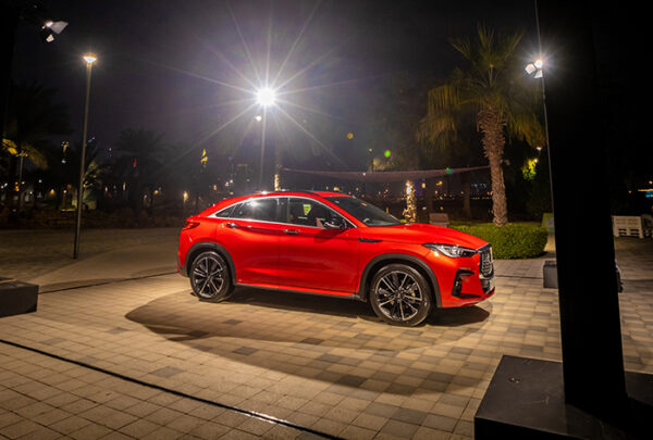 INFINITI QX55 UNFOLLOWS THE CROWD DURING FIRST REGIONAL DRIVE IN DUBAI