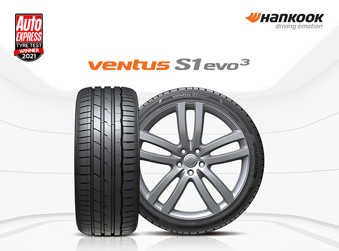 Hankook Tire’s Ventus S1 evo 3 wins the Auto Express 2021 Summer Tire Test