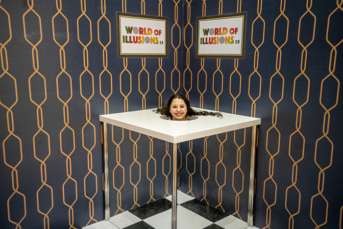 NATION TOWERS ‘WORLD OF ILLUSIONS’ TRANSPORTS VISITORS TO A VISUAL 3D WONDERLAND