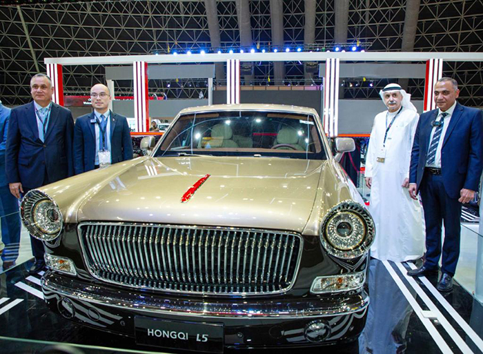 Hongqi receives Chinese Presidential car in Jeddah International Motor Show and exclusive models of Hongqi that arrived in Middle East for the first time