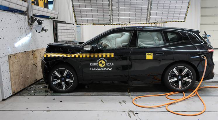 BMW iX is the safest vehicle ever to undergo Euro NCAP crash test