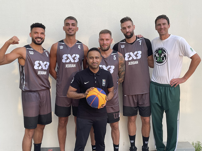 Team Prepares for Representing Saudi Arabia in FIBA 3×3 World Tour Finals